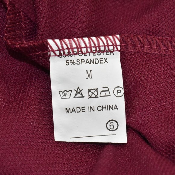 Womens Whimsigoth Hooded Lace Hem Long Sleeve Tunic Top Size M Burgundy Coquette - Picture 13 of 13